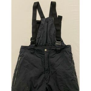 VNTG LUHTA Gray Ski Snow Bib Overalls Retro US‎ 34 EURO 40